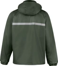 BJØRNSON Dusch Regenpak Dames & Heren - Waterdicht - Maat L - Olijfgroen -Regenjas En Paraplu 1044x1200 1