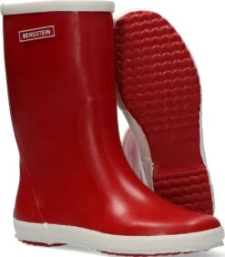 Bergstein Rainboot - Regenlaarzen - Unisex Junior - Red - Maat 27 -Regenjas En Paraplu 1051x1200