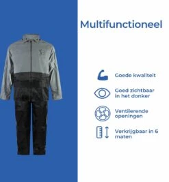 C-Line Regenpak Met Capuchon - Reflecterende Jas - Nieuw Model - Volwassen Maat XL 7 C-Line Regenpak Met Capuchon - Reflecterende Jas - Nieuw Model - Volwassen Maat XL -Regenjas En Paraplu 1110x1200