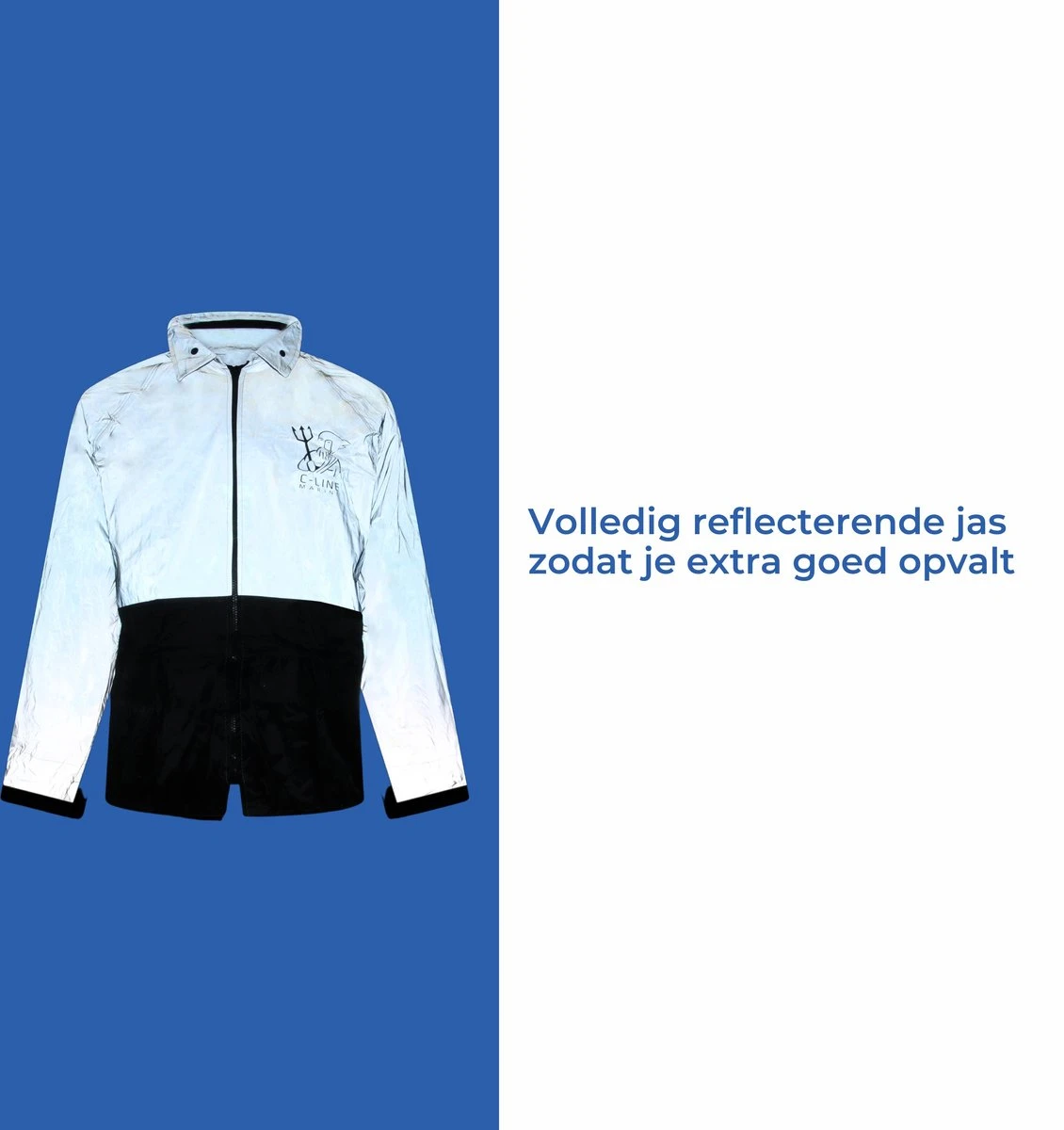 C-Line Regenpak met Capuchon - Reflecterende Jas - Nieuw Model - Volwassen maat XL C-Line Regenpak Met Capuchon - Reflecterende Jas - Nieuw Model - Volwassen Maat XL -Regenjas En Paraplu