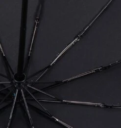 FlinQ Stormparaplu - Windbestendig - Snelheden Tot 120 Km/h - Zwart - Uitschuifbaar -Regenjas En Paraplu 1131x1200