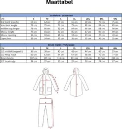 C-Line Regenpak Met Capuchon - Reflecterende Jas - Nieuw Model - Volwassen Maat XXL -Regenjas En Paraplu 1136x1200 4