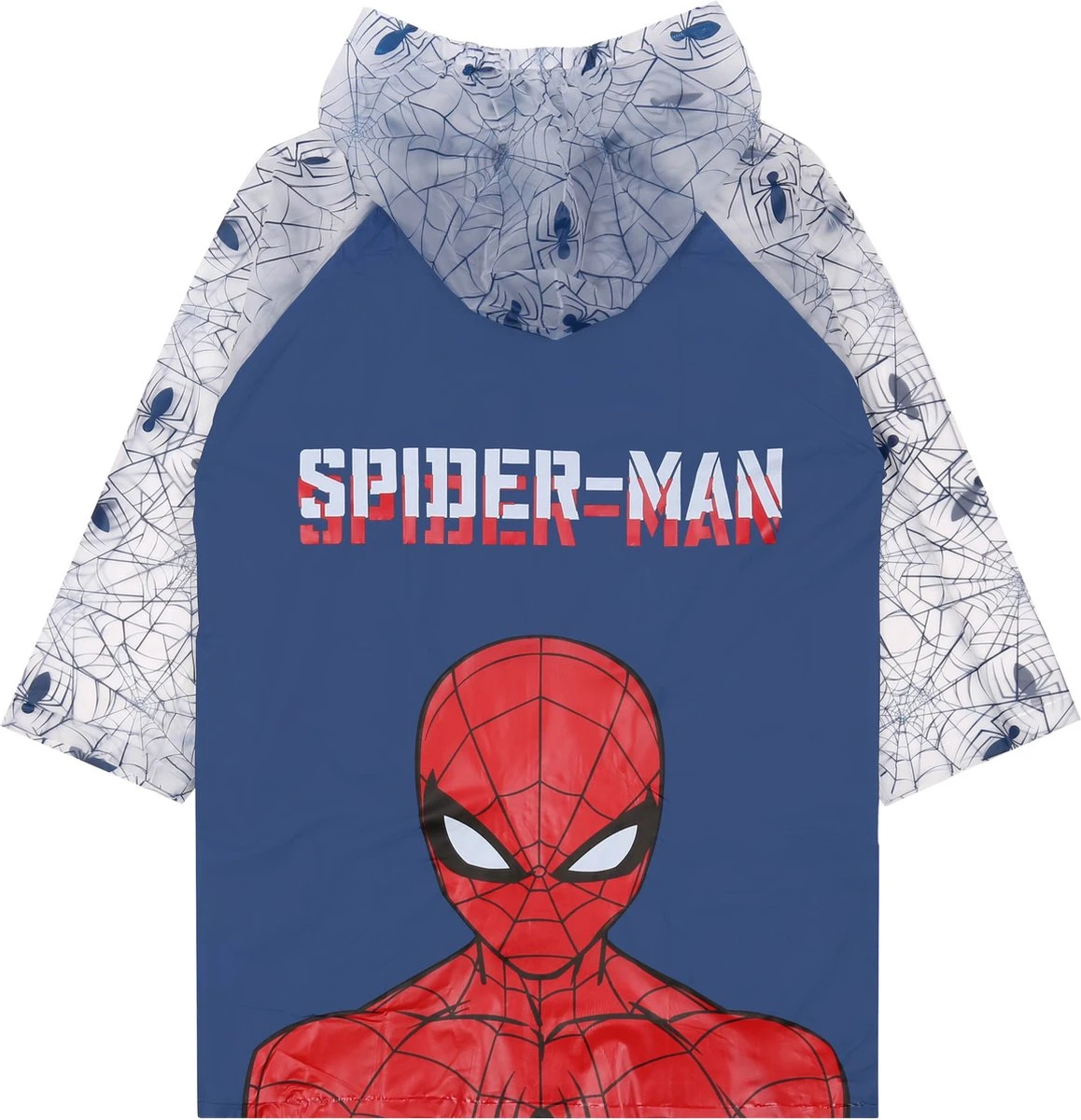 SpiderMan - Regenjas met capuchon, jongens, marineblauw / 116-122 SpiderMan - Regenjas Met Capuchon, Jongens, Marineblauw / 116-122 -Regenjas En Paraplu