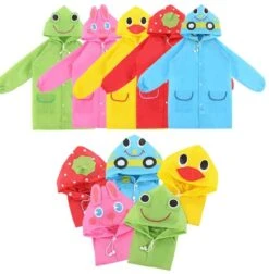 Poncho Regenponcho - Kinder Regenjas - Kinderjas - 4-6 Jaar - Regenjas - One Size - Roze Konijn -Regenjas En Paraplu 1175x1200