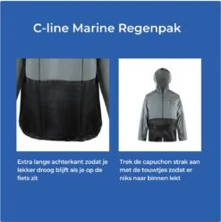 C-Line Regenpak Met Capuchon - Reflecterende Jas - Nieuw Model - Volwassen Maat L 11 C-Line Regenpak Met Capuchon - Reflecterende Jas - Nieuw Model - Volwassen Maat L -Regenjas En Paraplu 1197x1200 2