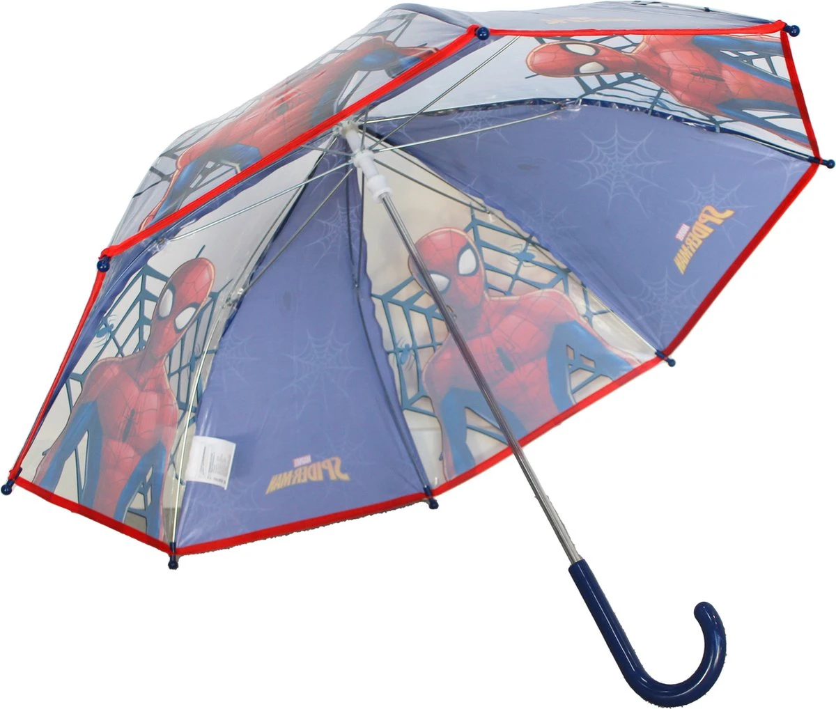 Marvel Spiderman kinderparaplu - blauw/rood - D73 cm Marvel Spiderman Kinderparaplu - Blauw/rood - D73 Cm -Regenjas En Paraplu 1200x1018 2