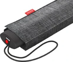 Reisenthel Umbrella Pocket Mini Opvouwbare Mini Paraplu - ø 97 Cm - Twist Silver Grijs 4 Reisenthel Umbrella Pocket Mini Opvouwbare Mini Paraplu - ø 97 Cm - Twist Silver Grijs -Regenjas En Paraplu 1200x1019