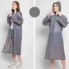 Regenjas-Regenpak- Regenjas Semi-kleuren Grijs - 115 * 65cm -Regenjas En Paraplu 1200x1022