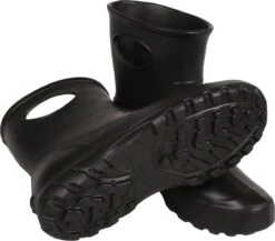 Zwarte Rubberen Dameslaarzen Compleet Met Tuinhandschoenen Maat - 39 -Regenjas En Paraplu 1200x1052 4