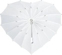 Impliva - Hartvormige Paraplu - UV-Bescherming - Ø 84 Cm - Wit 9 Impliva - Hartvormige Paraplu - UV-Bescherming - Ø 84 Cm - Wit -Regenjas En Paraplu 1200x1074