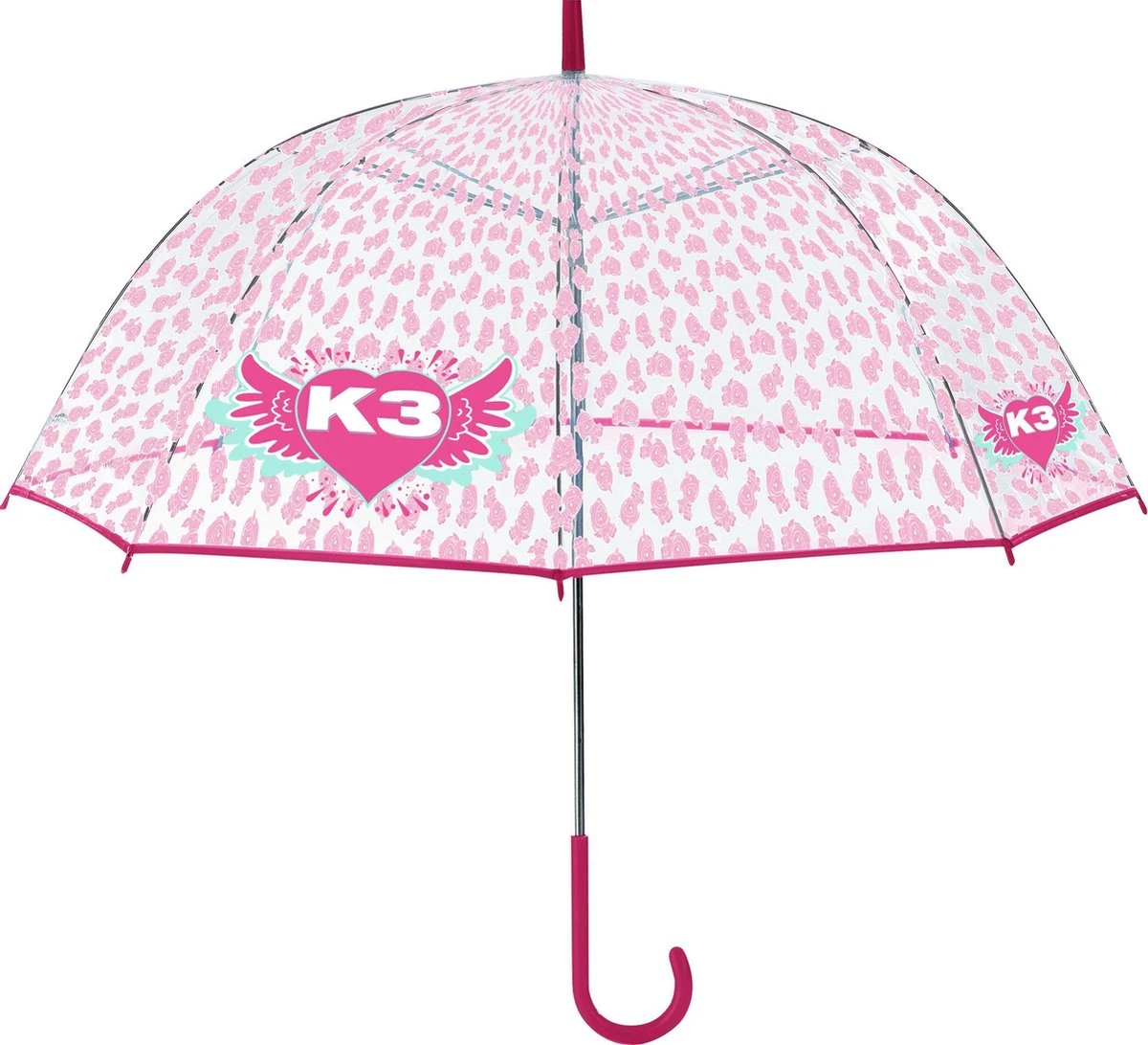 K3 Paraplu 54 cm - Dromen - Transparant/roze K3 Paraplu 54 Cm - Dromen - Transparant/roze -Regenjas En Paraplu 1200x1092 3