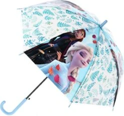 Disney Frozen 2 Kinderparaplu Transparant 45 Cm - Disney - Frozen 2 - Kinderparaplu - Regenkleding/regenaccessoires