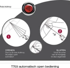 Knirps Paraplu's T Line AC - Zwart 7 Knirps Paraplu's T Line AC - Zwart -Regenjas En Paraplu 1200x1154 1