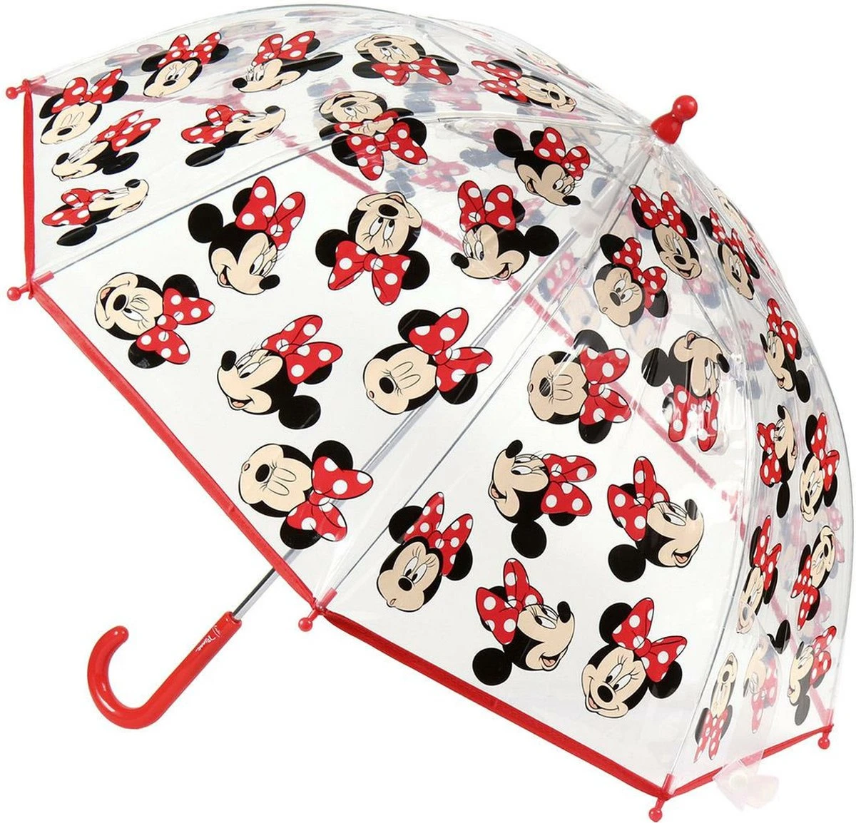 Disney Minnie Mouse kinderparaplu - gekleurd - D71 cm Disney Minnie Mouse Kinderparaplu - Gekleurd - D71 Cm -Regenjas En Paraplu