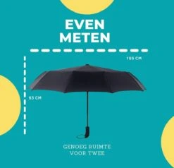 Paraplu - Stormparaplu - Opvouwbaar - Storm- En Regenbestendig - Automatisch Uitklapbaar - Zwart 7 Paraplu - Stormparaplu - Opvouwbaar - Storm- En Regenbestendig - Automatisch Uitklapbaar - Zwart -Regenjas En Paraplu 1200x1155