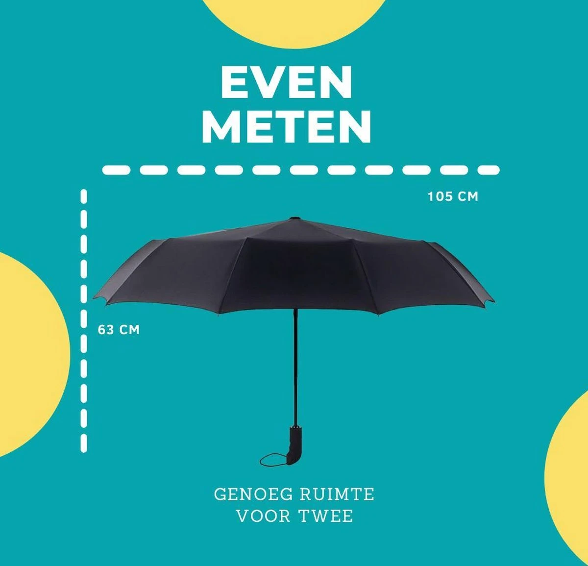 Paraplu - Stormparaplu - Opvouwbaar - Storm- en Regenbestendig - Automatisch Uitklapbaar - Zwart Paraplu - Stormparaplu - Opvouwbaar - Storm- En Regenbestendig - Automatisch Uitklapbaar - Zwart -Regenjas En Paraplu