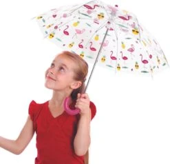 Kinderparaplu Voor Meisjes - Flamingo - Transparant - Zomer - Paraplu Voor Kinderen - Roze - Kinder 3 Kinderparaplu Voor Meisjes - Flamingo - Transparant - Zomer - Paraplu Voor Kinderen - Roze - Kinder -Regenjas En Paraplu 1200x1157 3