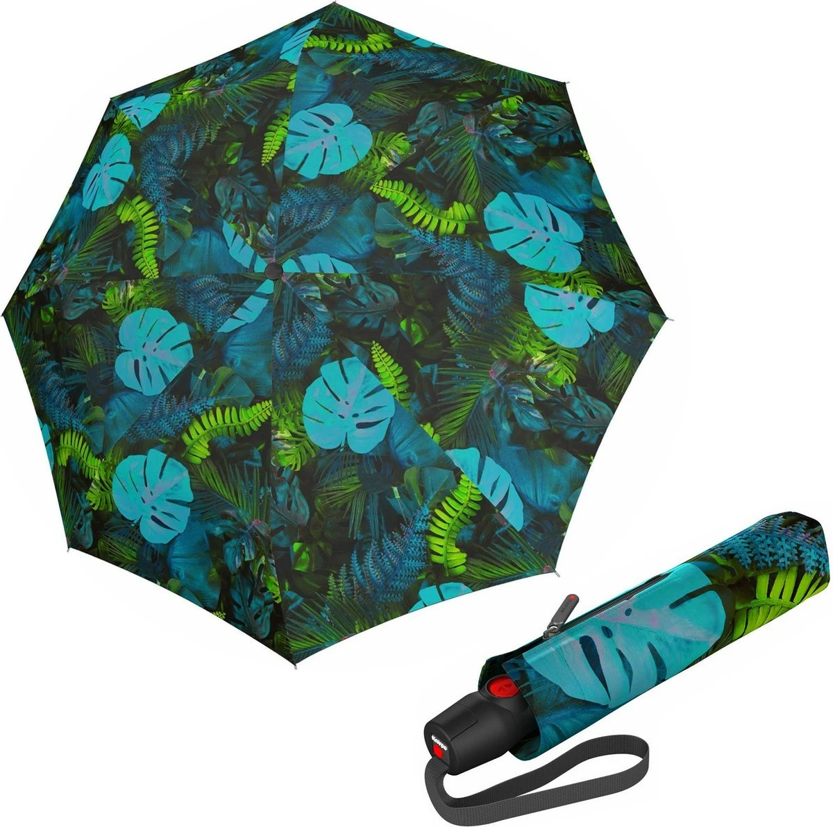 Knirps T-200 Duomatic opvouwbare paraplu M - Utopia Indigo Knirps T-200 Duomatic Opvouwbare Paraplu M - Utopia Indigo -Regenjas En Paraplu 1200x1192 1