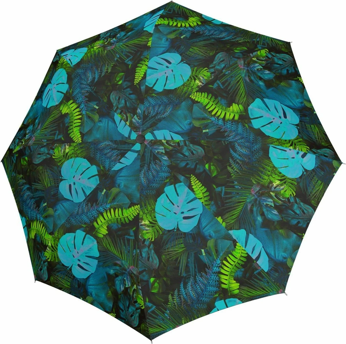 Knirps T-200 Duomatic opvouwbare paraplu M - Utopia Indigo Knirps T-200 Duomatic Opvouwbare Paraplu M - Utopia Indigo -Regenjas En Paraplu