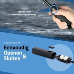 GOAT Outdoor® Stormparaplu - Paraplu - Opvouwbaar - Windproof Tot 100kmp/u - ⌀ 105 Cm - Paraplu - Zwart 7 GOAT Outdoor® Stormparaplu - Paraplu - Opvouwbaar - Windproof Tot 100kmp/u - ⌀ 105 Cm - Paraplu - Zwart -Regenjas En Paraplu 1200x1200 209