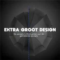 Stormparaplu Opvouwbaar - Paraplu - Automatische Stormparaplu - Tot 110km P/u Windproof - 12 Ribben 6 Stormparaplu Opvouwbaar - Paraplu - Automatische Stormparaplu - Tot 110km P/u Windproof - 12 Ribben -Regenjas En Paraplu 1200x1200 226