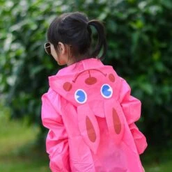 Poncho Regenponcho - Kinder Regenjas - Kinderjas - 4-6 Jaar - Regenjas - One Size - Roze Konijn -Regenjas En Paraplu 1200x1200 290
