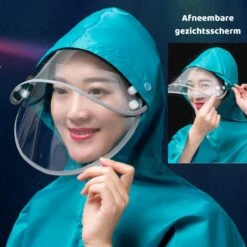 Simple Lifestyle® Universeel Regenjas Bromfiets Hoes Scooter Regenponcho Beenkleed - Zwart -Regenjas En Paraplu 1200x1200 292