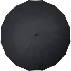 Falcone Herenparaplu Met Houten Stok - Ø 125 Cm - Zwart -Regenjas En Paraplu 1200x1200 340