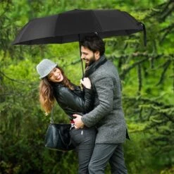 Paraplu - Stormparaplu - Automatisch Uitklapbaar - Opvouwbaar - Zwart - 110 Cm XL - Open En Dicht Knop - Stormbestendig Tot 140 K/m 6 Paraplu - Stormparaplu - Automatisch Uitklapbaar - Opvouwbaar - Zwart - 110 Cm XL - Open En Dicht Knop - Stormbestendig Tot 140 K/m -Regenjas En Paraplu 1200x1200 396