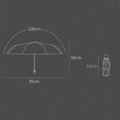 Merkloos TDR -Opvouwbare Paraplu -Windproof- Zonnescherm UV-SPF 50+compact En Draagbaar- Extra Sterk - Roze -Regenjas En Paraplu 1200x1200 412