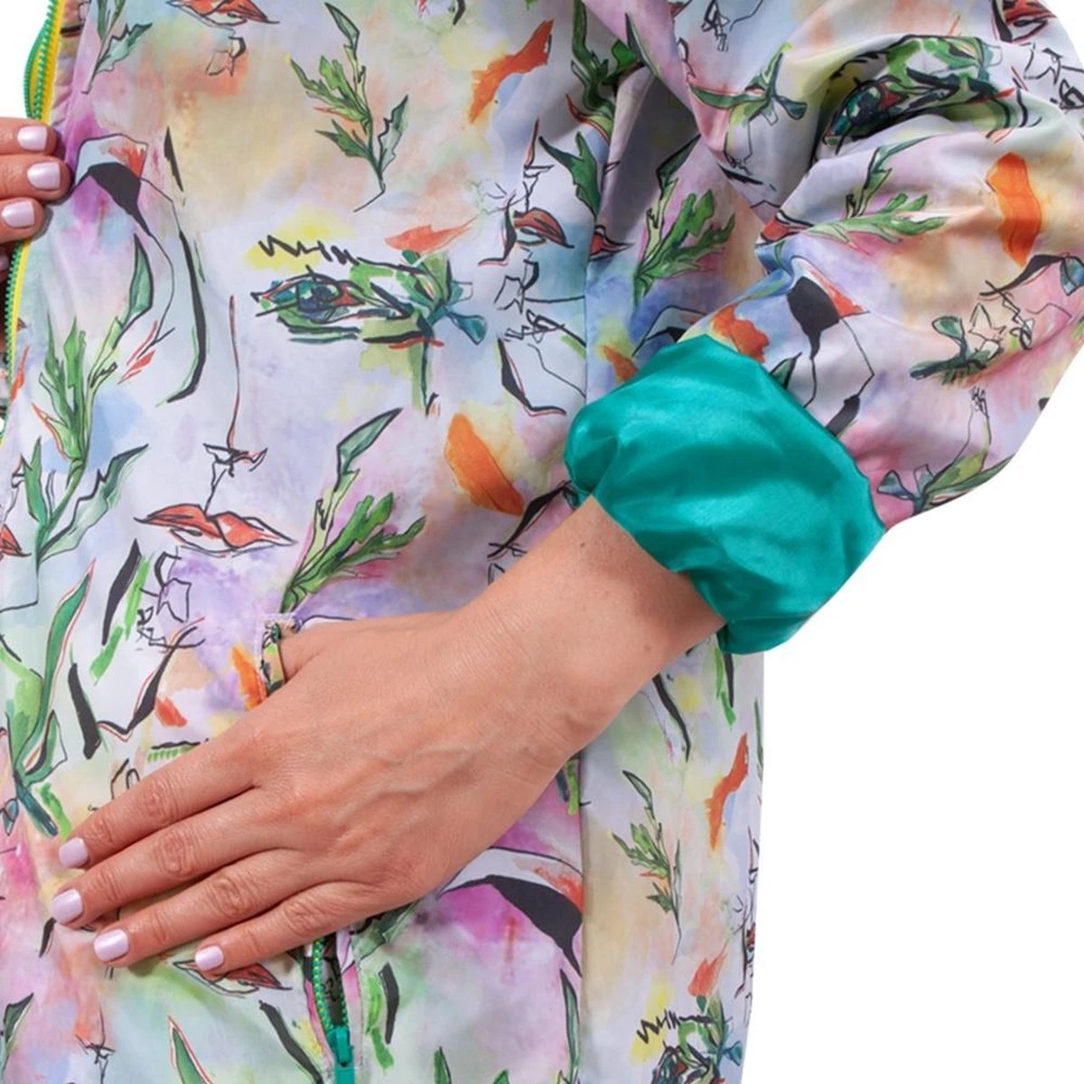 BiggDesign Faces - Dames Regenjas Waterdicht - Regenpak - Maat M BiggDesign Faces - Dames Regenjas Waterdicht - Regenpak - Maat M -Regenjas En Paraplu 1200x1200 75