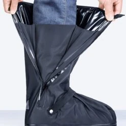 Somstyle Overschoenen - Maat 43-45 - Schoenovertrekken - Waterdicht & Reflecterend - Unisex - Hoog - Donkerblauw -Regenjas En Paraplu 1200x1200 90