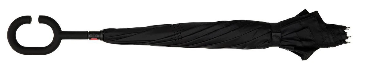 Impliva RU-6 Inside Out Windproof Paraplu - Dubbeldoeks - Ø 107 cm - Zwart Merkloos Impliva RU-6 Inside Out Windproof Paraplu - Dubbeldoeks - Ø 107 Cm - Zwart -Regenjas En Paraplu