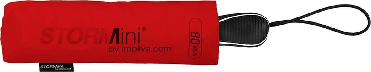 STORMini - Stormparaplu - Geschikt voor Windvlagen tot 80km/h - Ø 100 cm - Rood STORMini - Stormparaplu - Geschikt Voor Windvlagen Tot 80km/h - Ø 100 Cm - Rood -Regenjas En Paraplu
