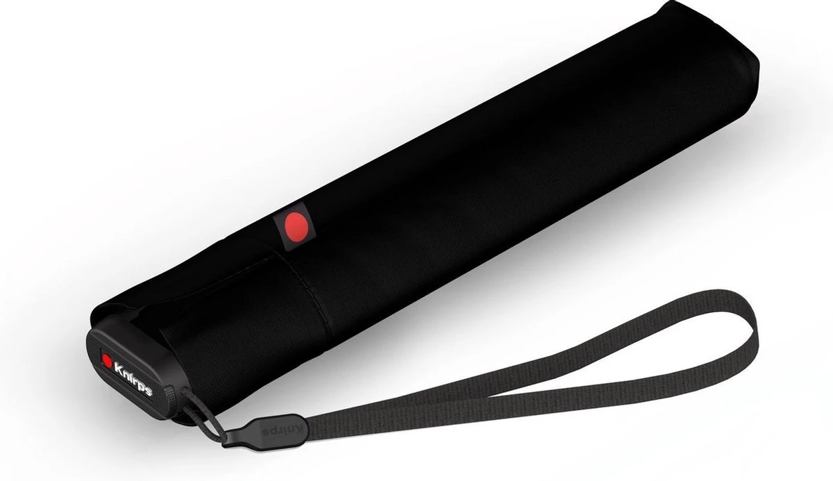 Knirps Ultra Series - Paraplu - Opvouwbaar - Zwart Knirps Ultra Series - Paraplu - Opvouwbaar - Zwart -Regenjas En Paraplu