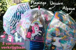 Kids Licensing Paraplu Unicorn + Rugzak Meisjes | Doorzichtige Koepelparaplu Ø70cm Kind | Eenhoorn Gymtas US01 -Regenjas En Paraplu 1200x799 24