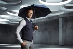 Knirps C205 - Medium Duomatic Windproof Paraplu -Black -Regenjas En Paraplu 1200x800 19