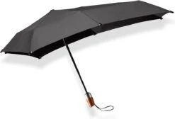 Senz Automatic Deluxe Stormparaplu - Paraplu - Opvouwbaar - Pure Black -Regenjas En Paraplu 1200x818