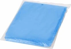 Merkloos 6x Stuks Wegwerp Regenponcho Blauw Voor Volwassenen -Regenjas En Paraplu 1200x820 3