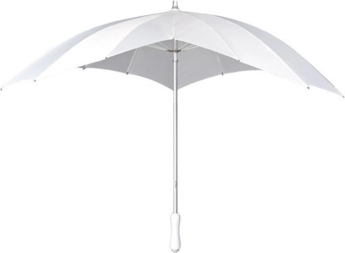 Impliva - Hartvormige Paraplu - UV-Bescherming - Ø 84 cm - Wit Impliva - Hartvormige Paraplu - UV-Bescherming - Ø 84 Cm - Wit -Regenjas En Paraplu 1200x880 1