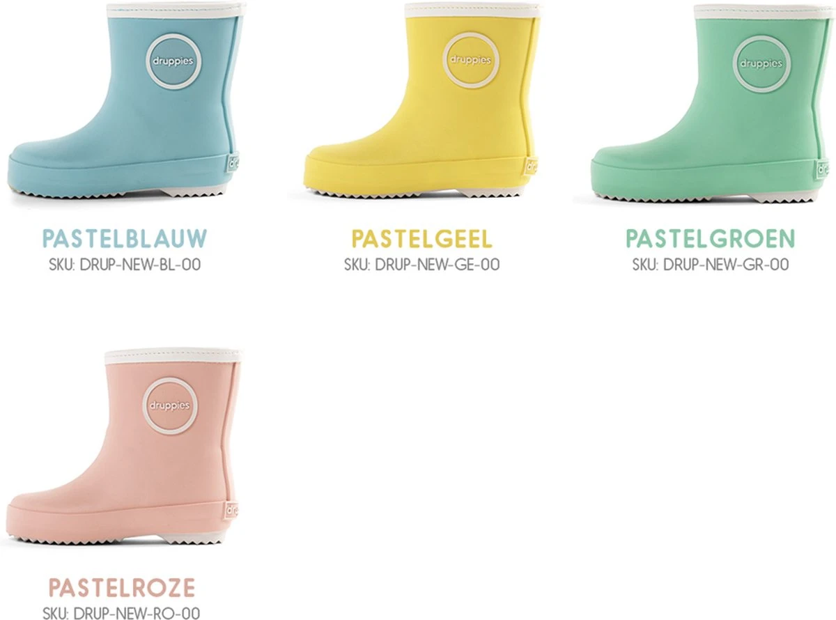 Druppies Regenlaarzen - Newborn Boot - Roze - Maat 19 Druppies Regenlaarzen - Newborn Boot - Roze - Maat 19 -Regenjas En Paraplu