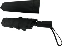 FlinQ Stormparaplu - Windbestendig - Snelheden Tot 120 Km/h - Zwart - Uitschuifbaar -Regenjas En Paraplu 1200x901 4