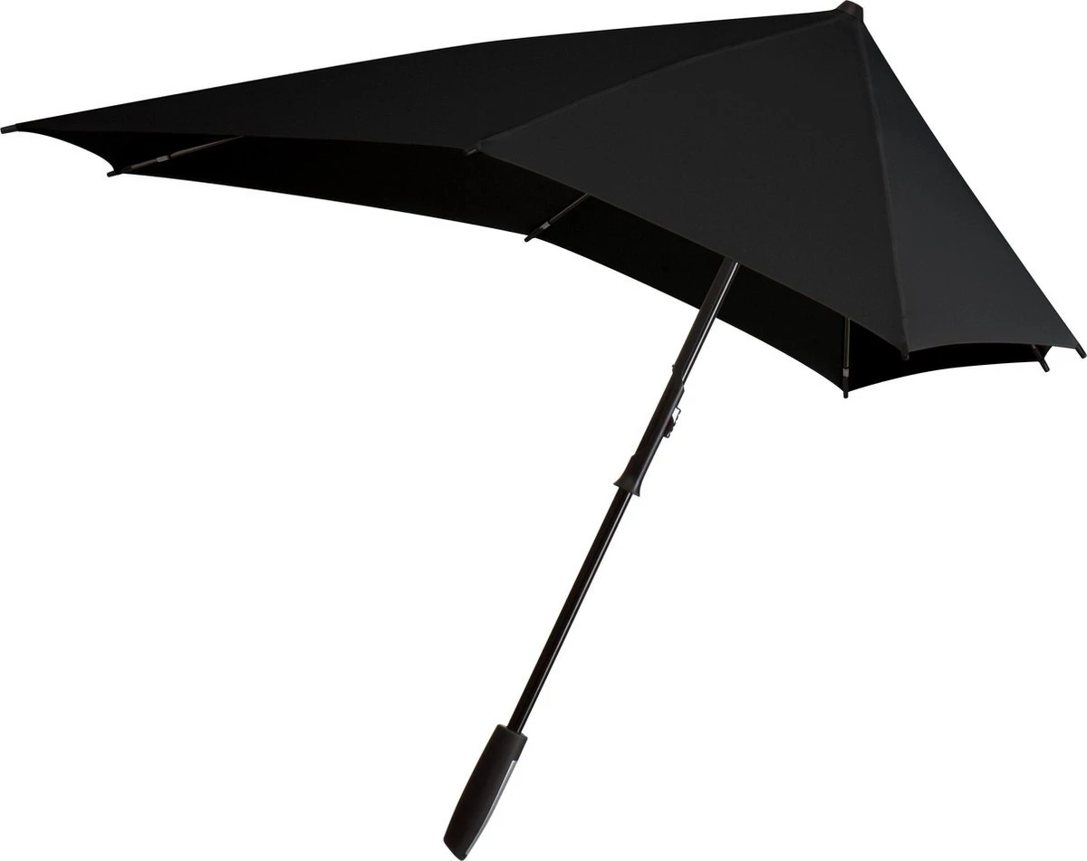 Senz° Umbrella - Stormparaplu - Automatisch - Zwart - Ø 88 cm - Lange handvat Senz° Umbrella - Stormparaplu - Automatisch - Zwart - Ø 88 Cm - Lange Handvat -Regenjas En Paraplu