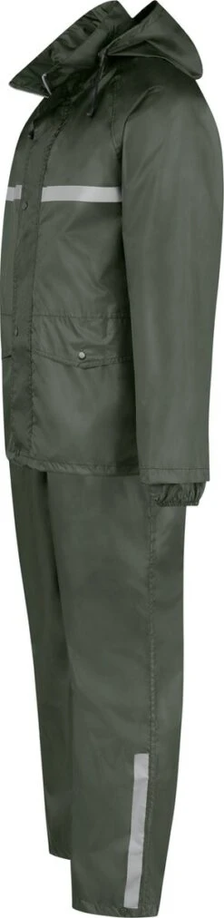 BJØRNSON Dusch Regenpak Dames & Heren - Waterdicht - Maat L - Olijfgroen -Regenjas En Paraplu 293x1200 1
