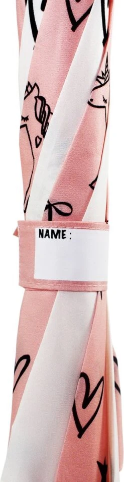 Kidzroom Fearless & Cuddle Paraplu - Peach - Unicorn -Regenjas En Paraplu 310x1200