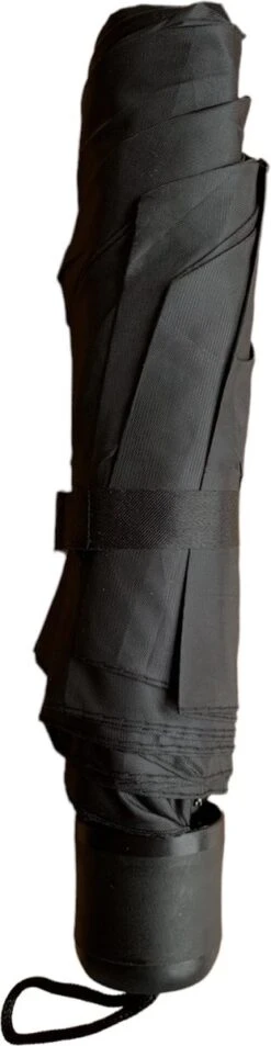 PD® - Mini Paraplu Opvouwbaar - Zwart - Mini Paraplu Handtas - Mini Paraplu Lichtgewicht - Miniparaplu -Regenjas En Paraplu 311x1200