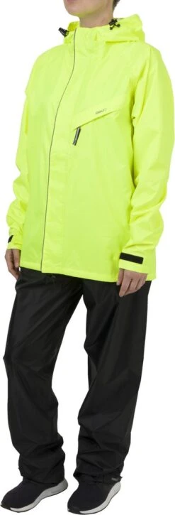 AGU Passat Regenpak Essential - Fluo Geel - XXL - Dames & Heren - Waterdicht -Regenjas En Paraplu 409x1200 2