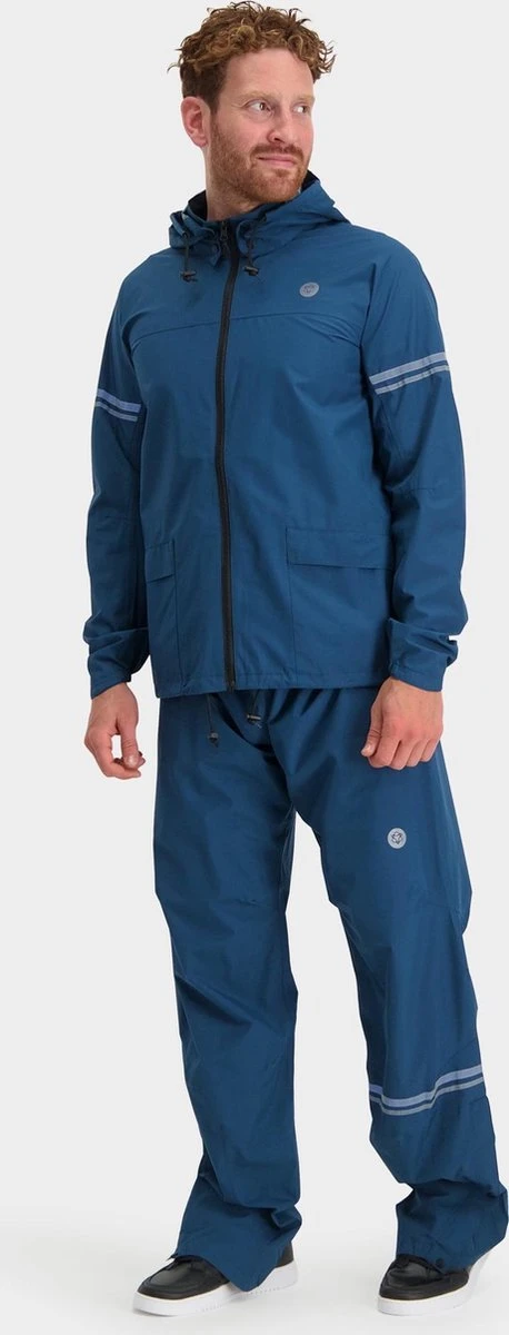 AGU Original Regenpak Essential - Blauw - L - Dames & Heren - Waterdicht & Ademend AGU Original Regenpak Essential - Blauw - L - Dames & Heren - Waterdicht & Ademend -Regenjas En Paraplu 458x1200 1