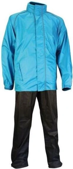 Ralka Regenpak - Comfort - Azuurblauw/Antraciet - L -Regenjas En Paraplu 520x1200