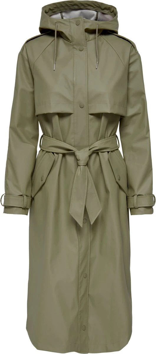 ONLY ONLRENE RAIN TRENCHCOAT CC OTW Dames Jas - Maat M ONLY ONLRENE RAIN TRENCHCOAT CC OTW Dames Jas - Maat M -Regenjas En Paraplu